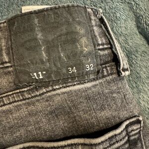 Levi's Black Slim Jeans Classic Style